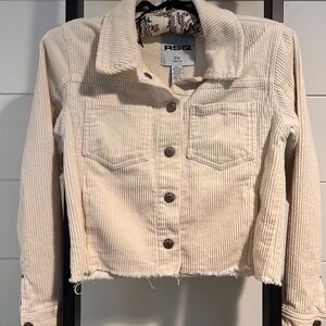 Girls Cute Corduroy Jacket